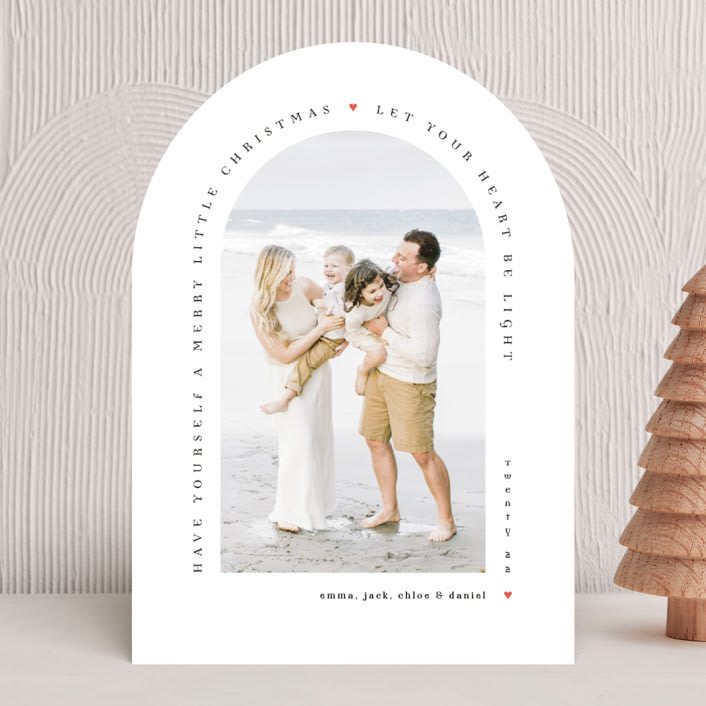 "Merry Little Arch" - Holiday Cards in Sugar by Mary Kay Garttmeier - Front