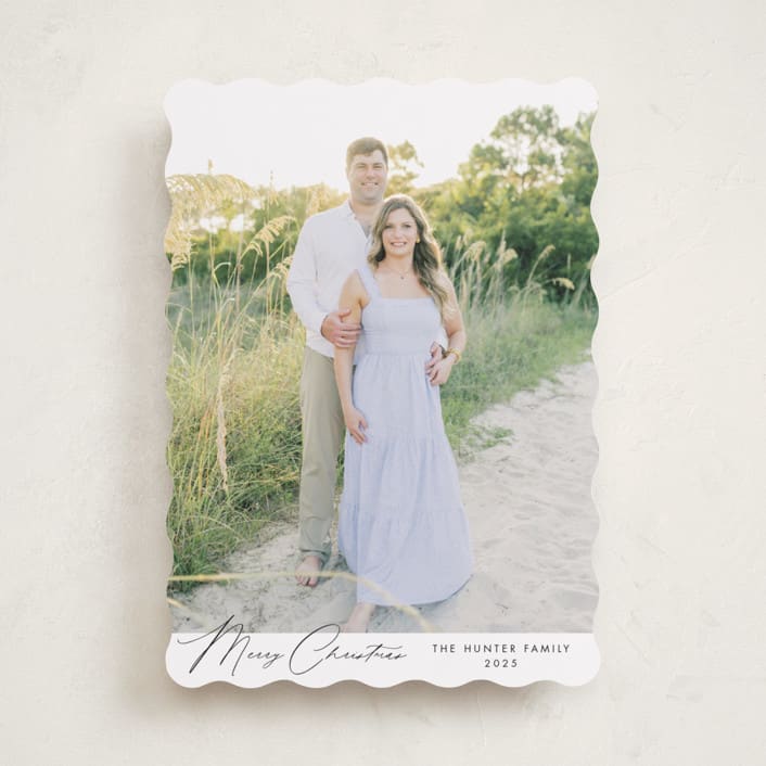 "Glamour" - Holiday Cards in Snow by Nicoletta Savod - Front