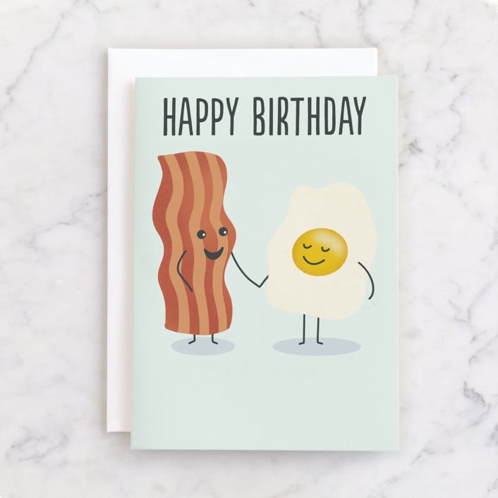 "Egg-cellent friend" - Single Greeting Cards in Bluebell by Jana Volfova - Front