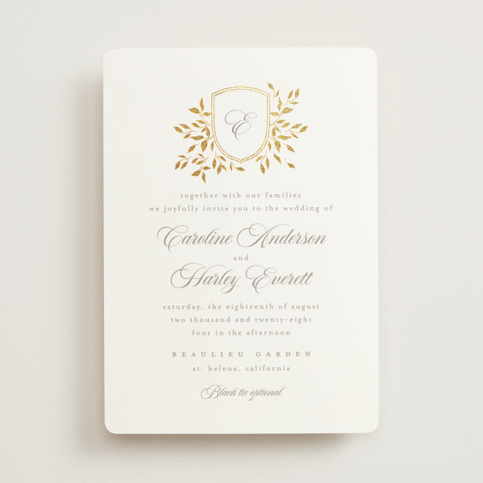 "Aperol" - Wedding Invitations in Chiffon by Kristie Kern - Front