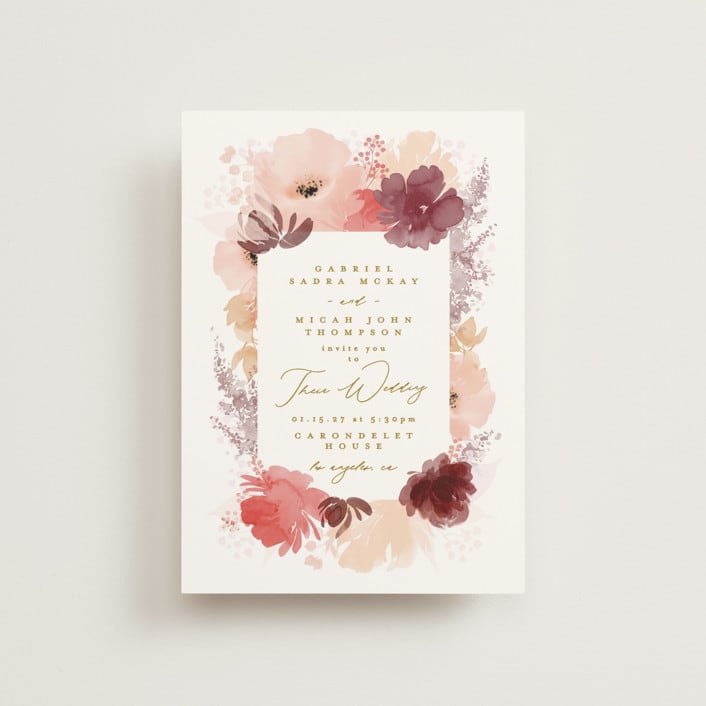 "autumn fest" - Wedding Invitations in Autumn by Phrosné Barwood - Front