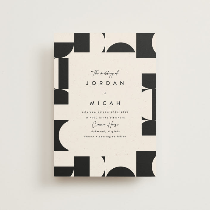 "Kenai" - Wedding Invitations in Shadow by Carly Reed Walker - Front