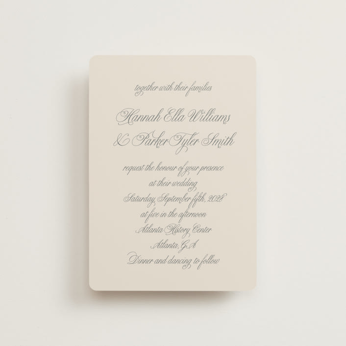 "Let's Say I Do" - Wedding Invitations in Ivory by Petra Kern - Front