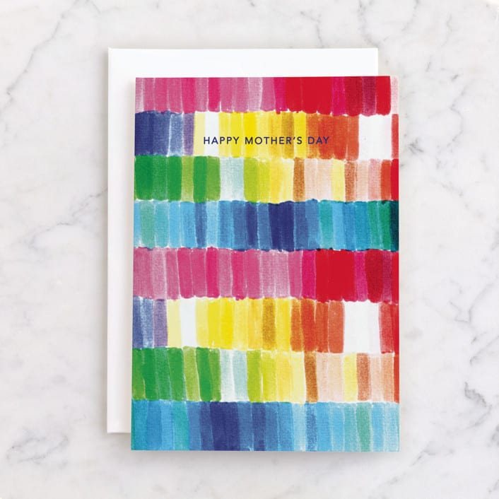 "Colorful" - Single Greeting Cards in Rainbow by Hudson meet Rose - Front