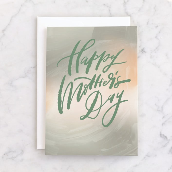 "shining mother's day" - Single Greeting Cards in Mist by Anastasia Makarova - Front