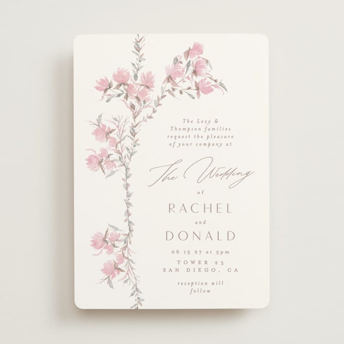 "butter blossoms" - Wedding Invitations in Posie by Phrosné Barwood - Front