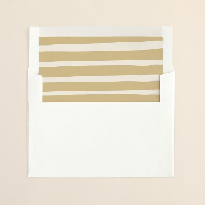 "Whimsy Stripes" - Slip-In Envelope Liners in Cookie Dough by Carolyn MacLaren - Liner in envelope