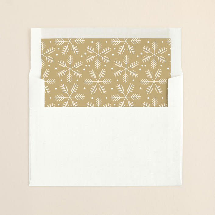 "Cascade" - Slip-In Envelope Liners in Wheat by Lauren Chism - Liner in envelope