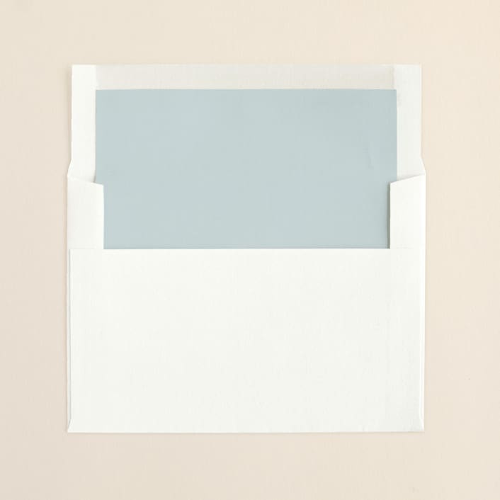"Pearls on a String" - Slip-In Envelope Liners in Light Teal by Annie Clark - Liner in envelope