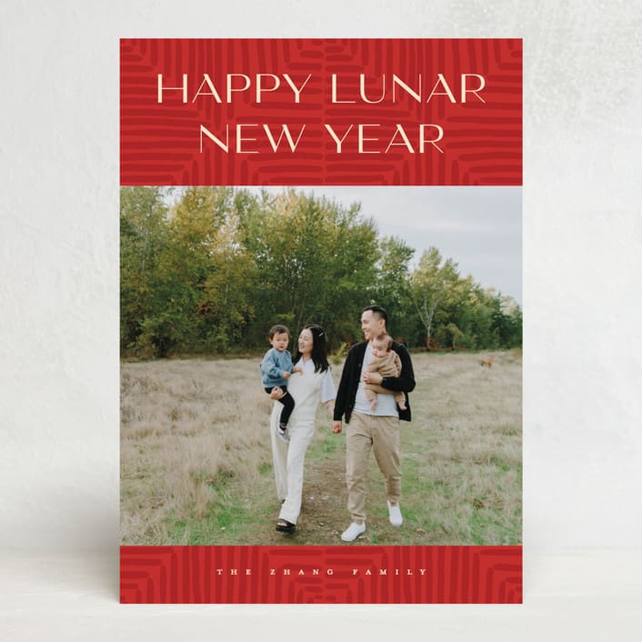 "Lunar" - Lunar New Year Cards in Apple by Pixel and Hank - Front