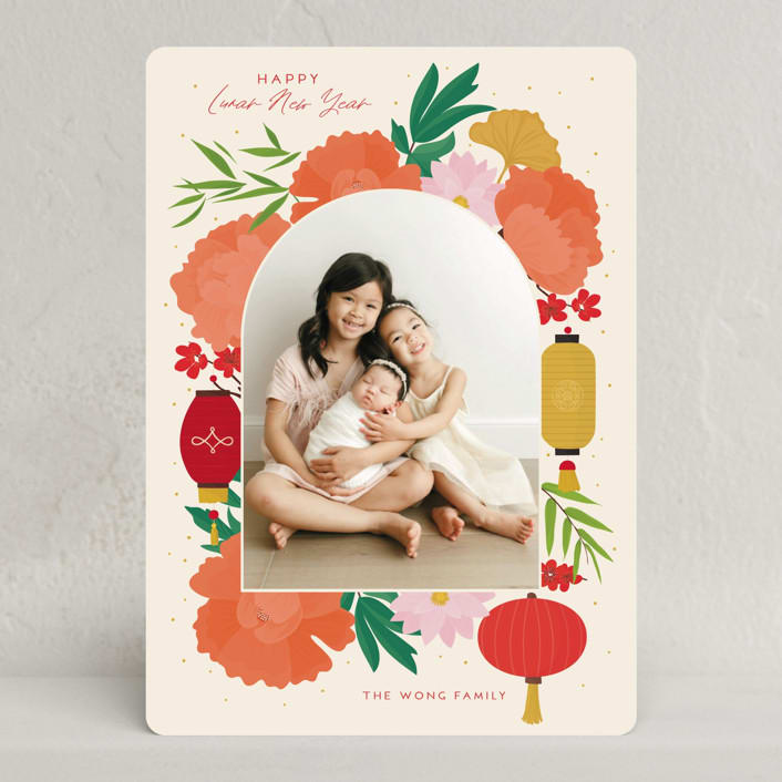 "Xin nian" - Lunar New Year Cards in Apple by Vera Lim - Front