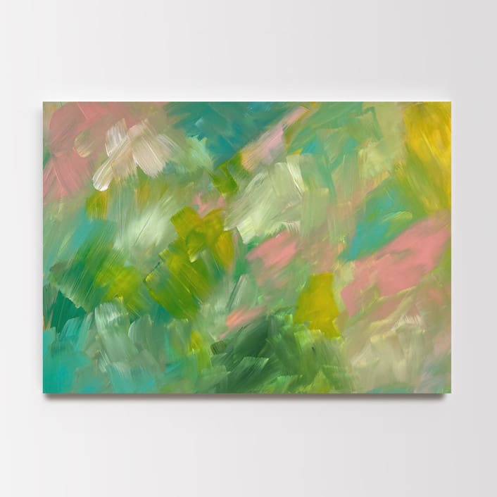 "Adorn #4" - Original Painting in pink by Amy Mullen