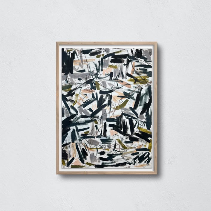 "where are we going" - Original Painting in multicolor by Kristine Sarley