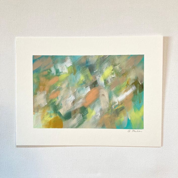 "Untitled 20" - Original Painting in blue by Amy Mullen