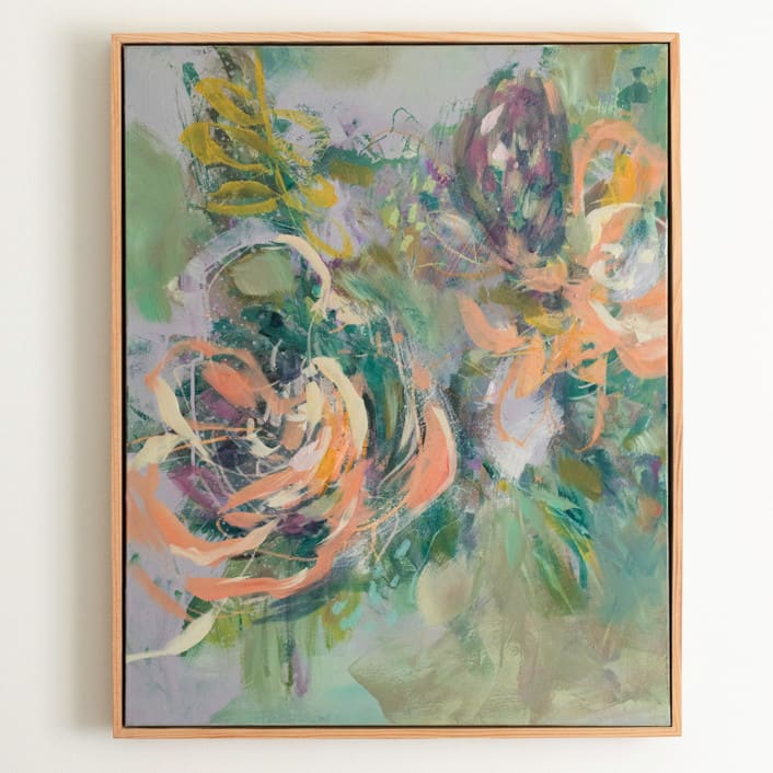 "Sweet Ever After" - Original Painting in multicolor by Stacy Kron