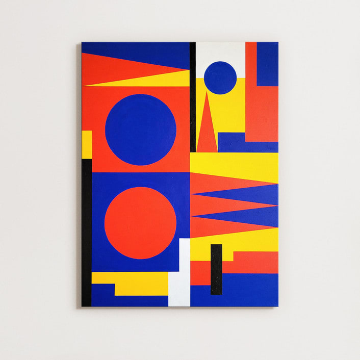 "#2344" - Original Painting in multicolor by Bryn Wears-Fitipaldi