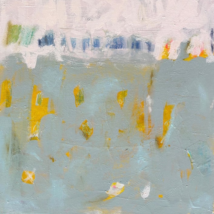 "for dear life" - Original Painting in multicolor by tina johnson