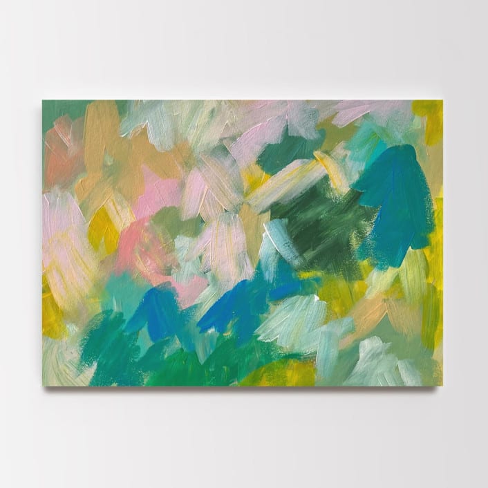 "Felicity #2" - Original Painting in blue by Amy Mullen