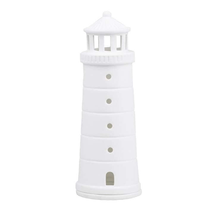 "Beyond The Sea Lighthouse Tealight Holder - Medium 7.1"" - Candles and Holders in white by Räder Designs