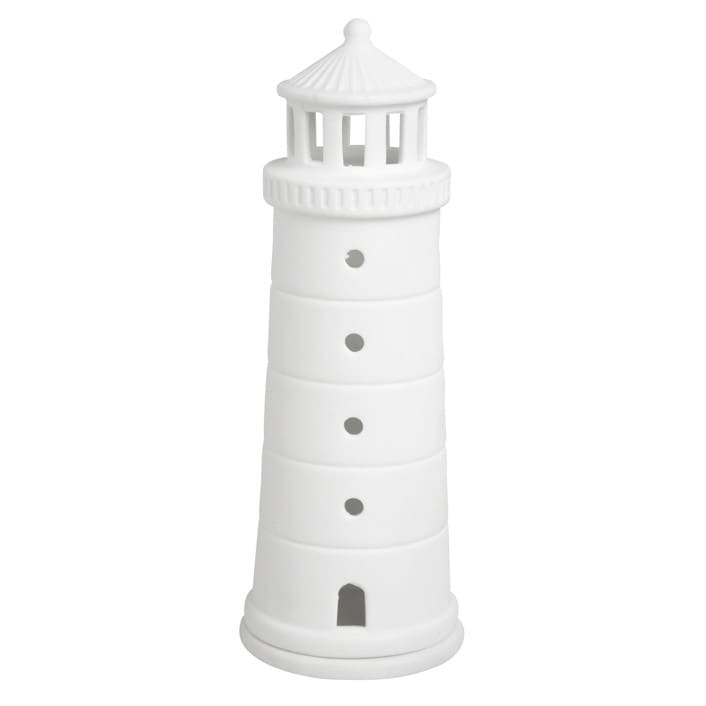 "Beyond The Sea Lighthouse Tealight Holder - Small 6.3"" - Candles and Holders in white by Räder Designs