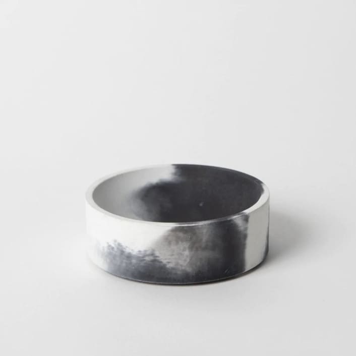 "4" Catch-All: Cookies n Cream" - Decorative Object in black by Pretti.Cool