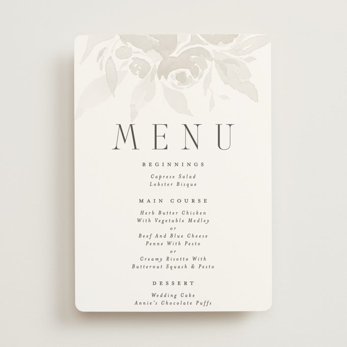 "City Center" - Menus in Cotton by Erin L. Wilson - Front