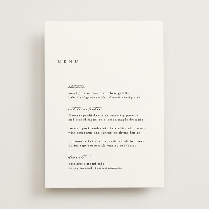 "SoHo" - Menus in Silk by Kelly Schmidt - Front