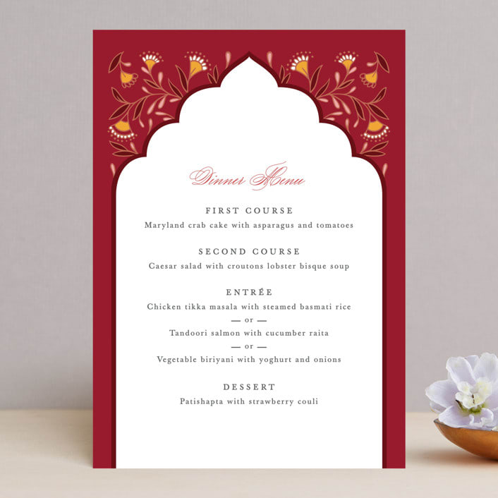 "Jaipur" - Menus in Ruby by Mansi Verma - Front