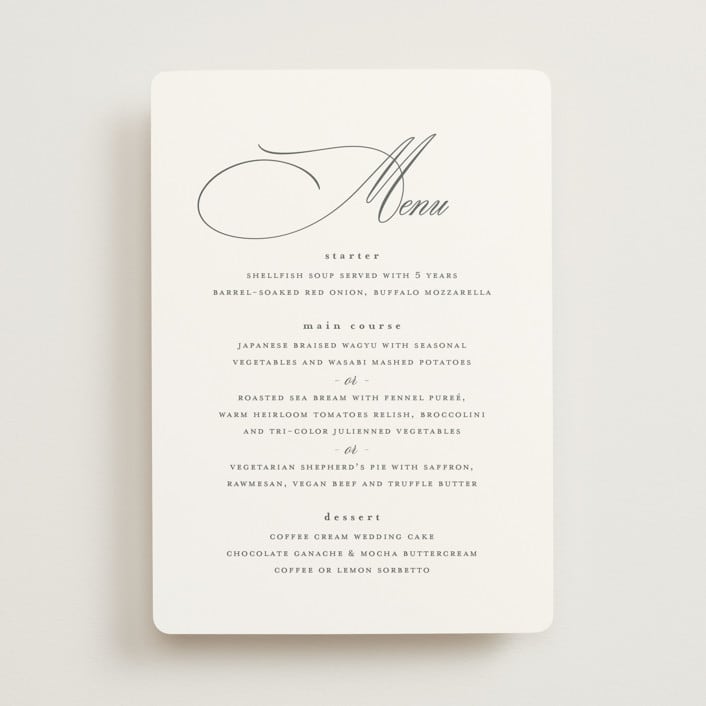 "scamorza" - Menus in Pearl by chocomocacino - Front