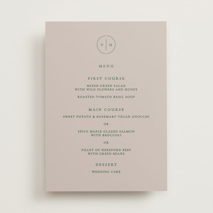 "wellness" - Menus in Vineyard by Sumak Studio - Front