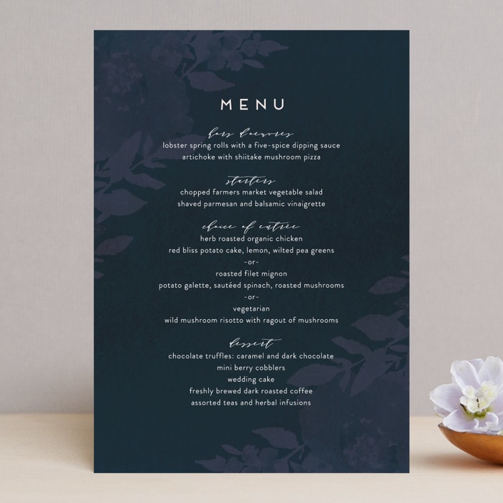"Dash" - Menus in Midnight by Grace Kreinbrink - Front