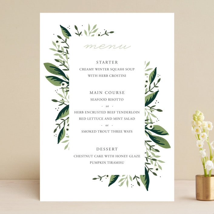 "Paradise" - Menus in Forest by Oma N. Ramkhelawan - Front