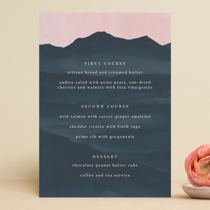 "ridge" - Menus in Dusk by Krissy Bengtson - Front