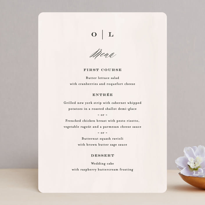 "Crush" - Menus in Buttery by Carolyn MacLaren - Front