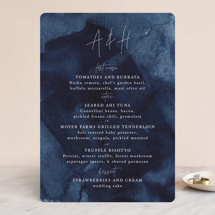 "Plain and Simple" - Menus in Sapphire by Chris Griffith - Front