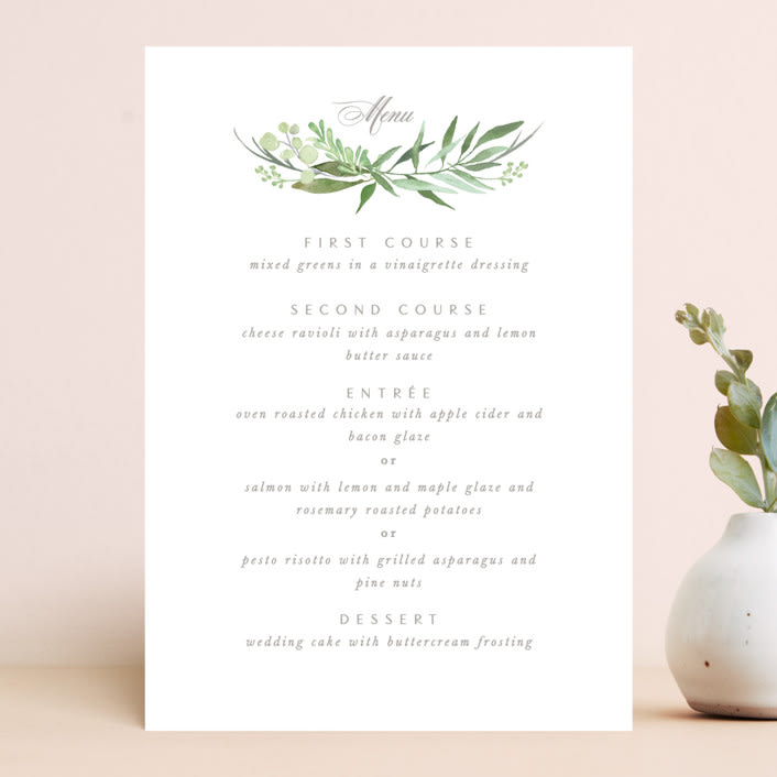 "I do" - Menus in Fern by Creo Study - Front
