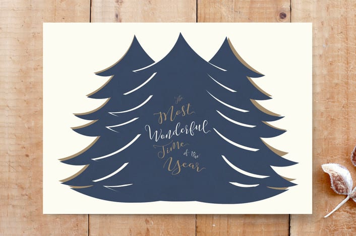 "Wonderful Time of the Year" - Cards in Blue Jean by Elky Ink - Front