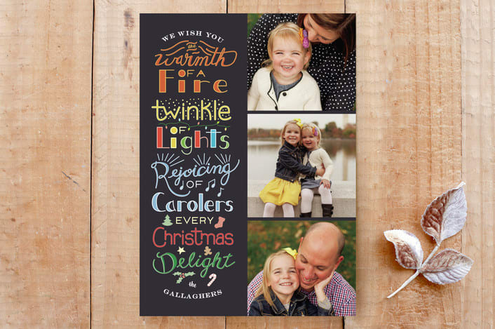 "Christmas Delights" - Stationery in festive by Shannon - Front