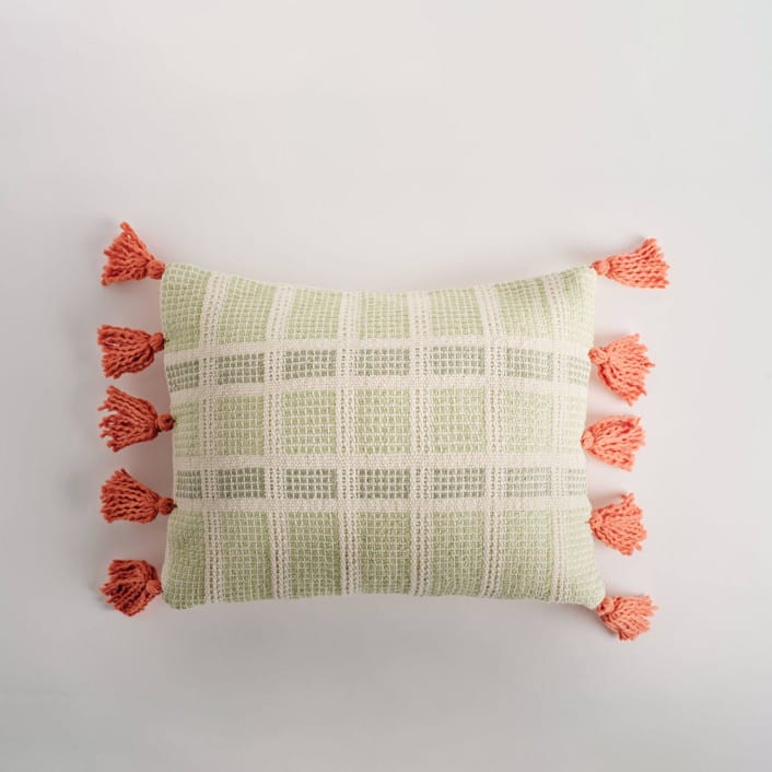mint throw pillow
