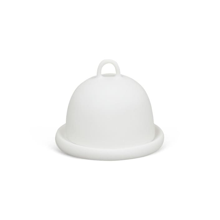 "Sculpt Butter Dish White" - Tabletop Accessories in white by Tina Frey