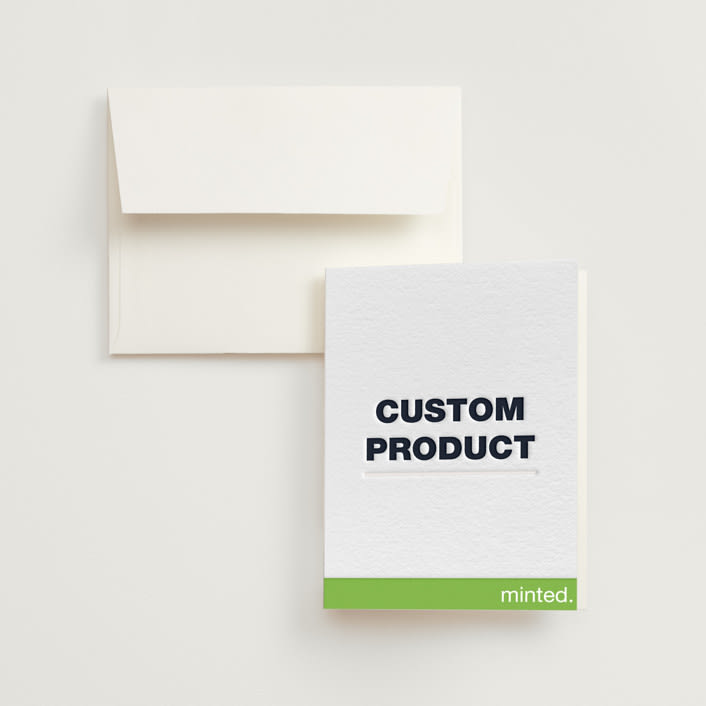"Portrait" - Secret Menu in Pear by Minted Custom - Front