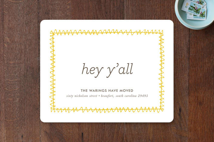 "Lines" - Moving Announcements in Sunshine by kelli hall - Front