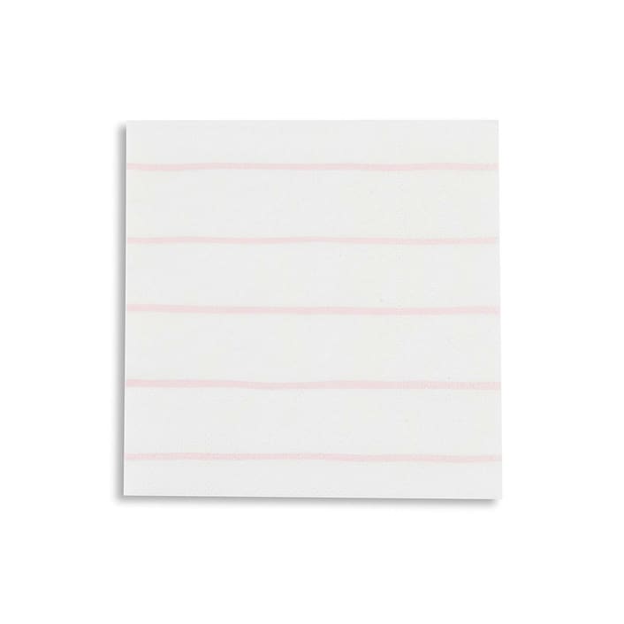 "Blush Frenchie Stripes Petite Napkins" - Napkins in pink by Jollity and Co