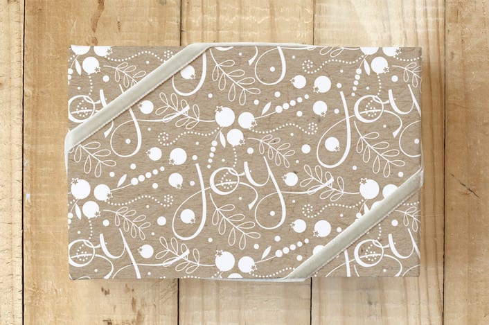 "Sprigs of Joy" - Wrapping Paper in Craft Paper by Cavell Ferguson - Front