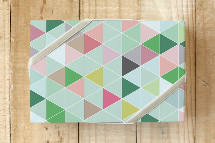 "mosaic multi" - Wrapping Paper in Multi by Stacy Cooke - Front