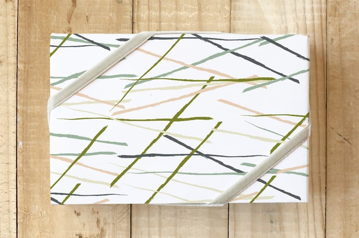 "Woodland Sticks" - Wrapping Paper in Blush by Lisa Samartino Design - Front