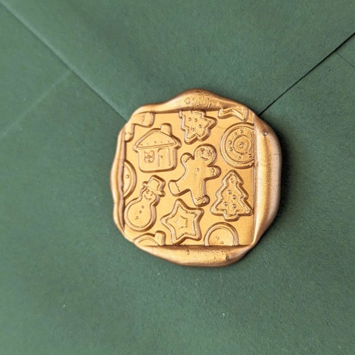 "Sugar Cookies- Customizable Color- Set of 25 Hand-crafted Wax Seals" - Wax Seals in multicolor by Inkspiringletters