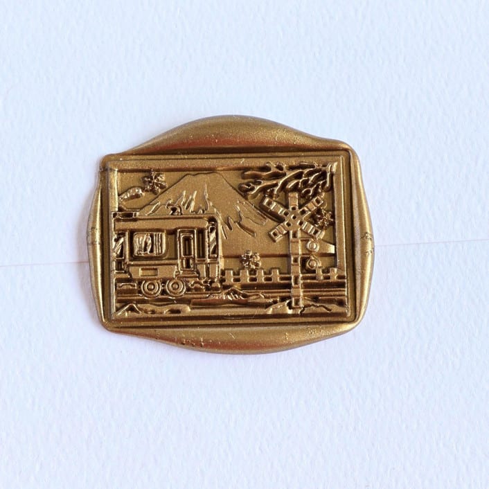 "Mount Fuji- Customizable Color- Set of 25 Hand-crafted Wax Seals" - Wax Seals in multicolor by Inkspiringletters