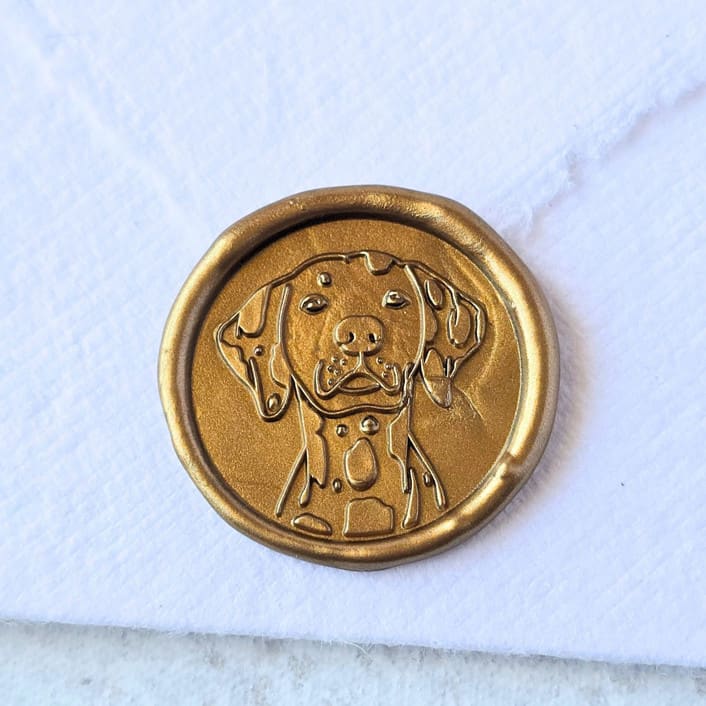 "Dalmatian- Customizable Color- Set of 25 Hand-crafted Wax Seals" - Wax Seals in multicolor by Inkspiringletters