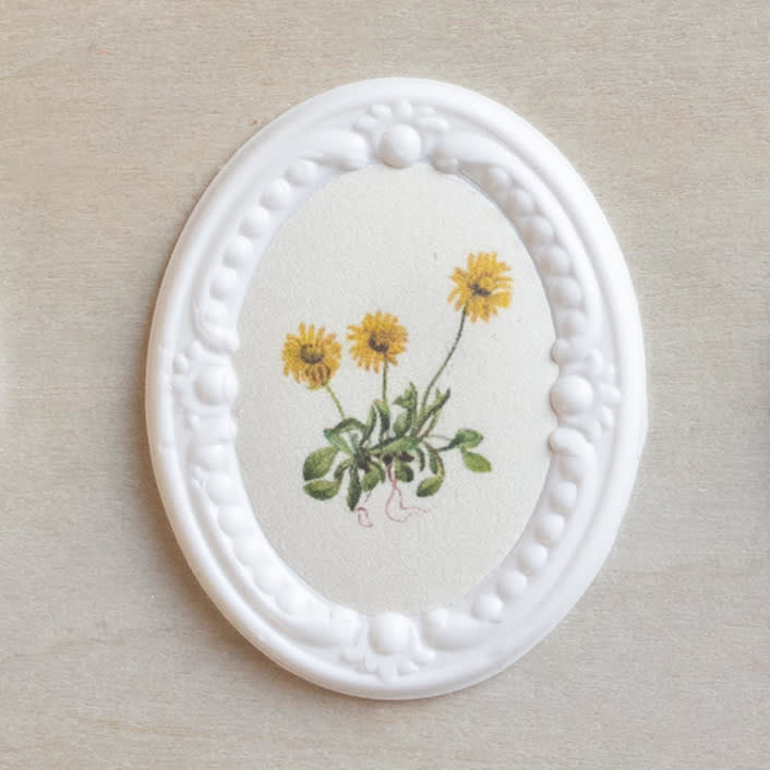 "Fine Art Wax Seals // Yellow Flowers (Set of 3)" - Wax Seals in yellow by Clover and Lamb